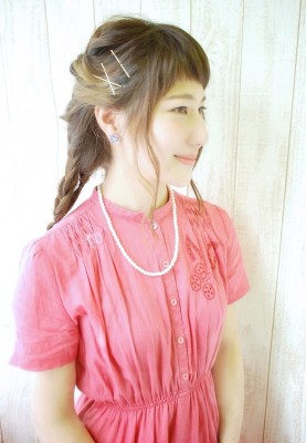 【ゴールドピンでヘアアレンジ】仲宗根尚美