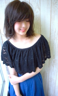 最旬☆うざったバング×外はねミディby柴立吉之助