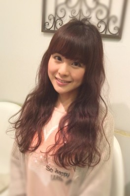 愛されピンクベージュカラー×ゆるウェーブ by片岡 優香