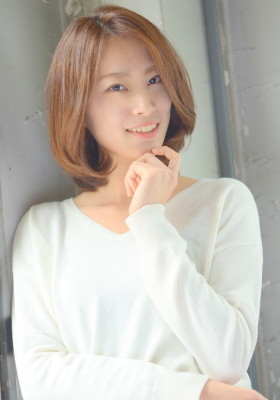 大人の小顔ボブ