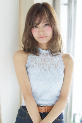 ニュアンスカールエアリーボブエアリーカールふわふわロブA