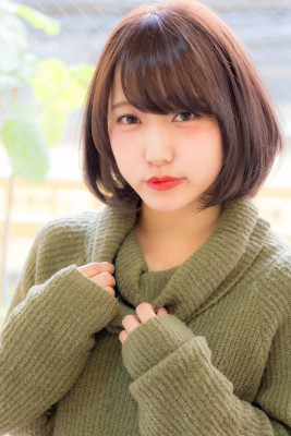 【hair coucou】ナチュラルショートボブ　