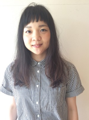 斜めバング