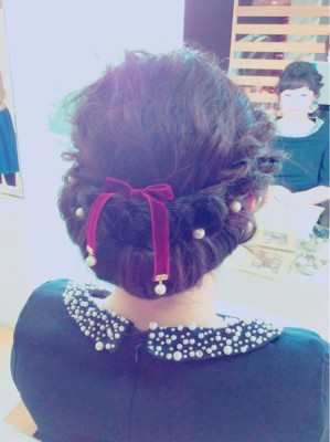 ねじり編み込み