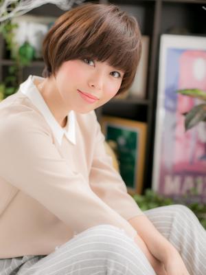 目力☆強調のマッシュショートa