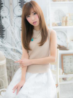 ナチュラルさも計算ずく☆ロングストレート