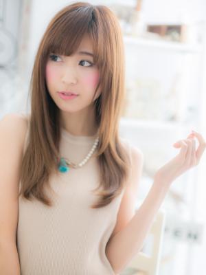 ナチュラルさも計算ずく☆ロングストレート