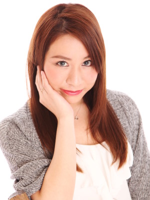 ナチュラルつやつやストレートｘ大人可愛い