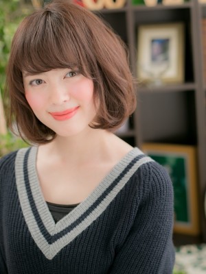ニュアンスカールの、、重軽フェミニン
