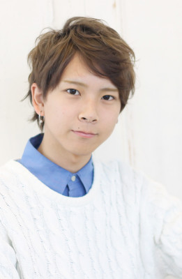 柔らか質感の束感ショート　:o22