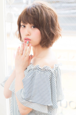 【hair coucou】人気のエアリーなショートボブ