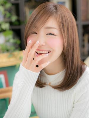 うざバングがPOINT♪透明感☆ストレート