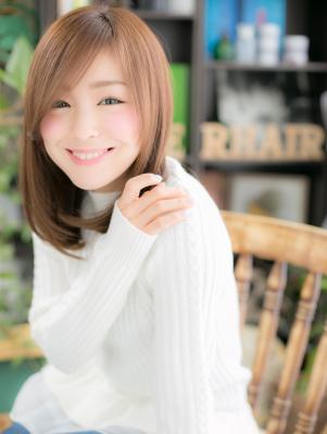 うざバングがPOINT♪透明感☆ストレート