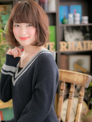 ニュアンスカールの、、重軽フェミニン