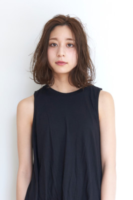 大人でも似合うナチュラルボブ