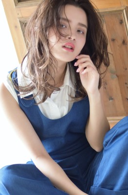 外国人風＊ルーズウェーブロング