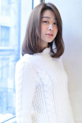 透明感UP外国人風カラー×クラシカルワンカールボブ