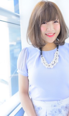 外国人風抜け感アッシュ×クラシカル重めボブ