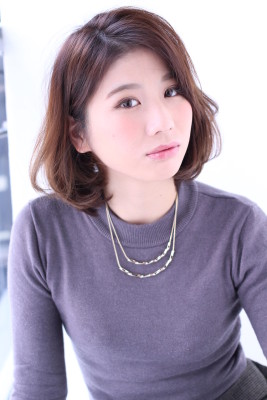 好感度アップかきあげバング☆サラ艶イルミナコーラル