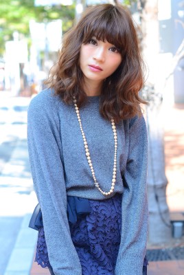 厚めバング☆Aライングラマラスセミディ