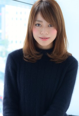 好感度アップ下し流し前髪★大人かわいいワンカールボブ