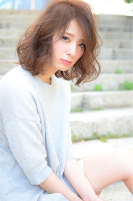 ブラウンアッシュベージュ♪大人かわいい甘辛マッシュボブ