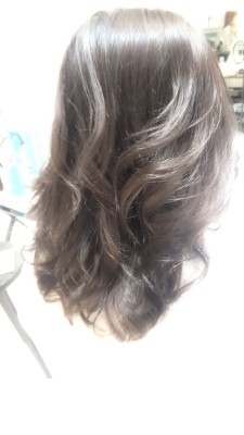 艶＋透明感★重く見えない暗髪ディープアッシュ