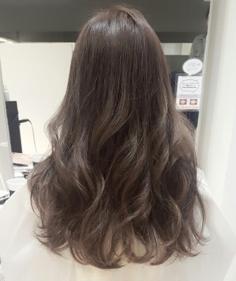 透明感UP抜け感アッシュグラデーション