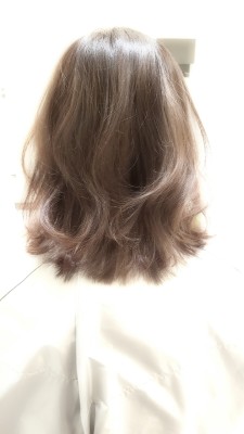潤い美髪★透明感×艶アッシュベージュ