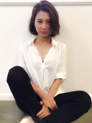 【ABBEY 龍正也】大人カジュアルボブ