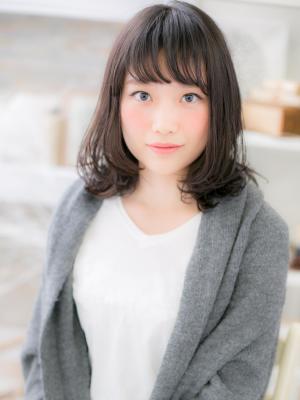 外ハネもカワイイ♪カジュアルロング