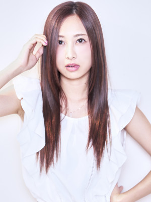 柔かい質感の愛され美髪♪ストレートロング♪
