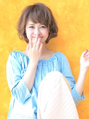 キュートさ際立つ☆リッジカールボブ