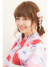 【浴衣レンタル】3500円可愛くヘアセット☆花火大会夏祭り