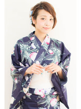 【浴衣レンタル】3500円大人可愛くアレンジ☆花火大会夏祭