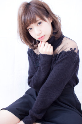 【LOUIMADNA】流　　大人可愛いゆるふわ巻きボブディ