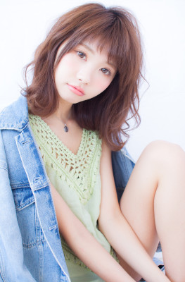 【LOUIMADNA】流　　大人可愛いゆるふわ巻きボブディ