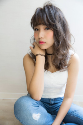【柔らかく光に透ける透明感】外国人風ヴェールカラー