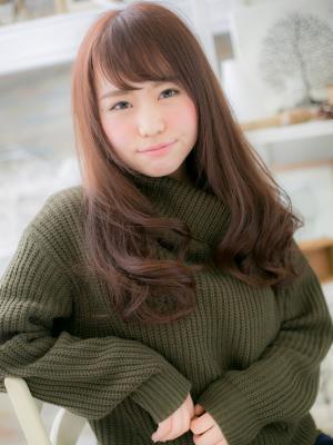 透け感バングのゆるふわロング☆