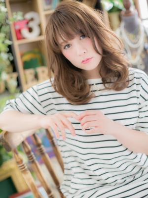 フェミニン＆ガーリー♪リッチカールミディ