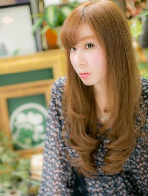 内巻きロング