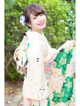 成人式　振袖着付け＋ヘアセット