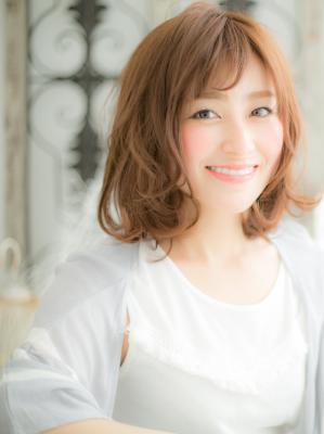 ラフな甘揺れ♪愛されふわミディ
