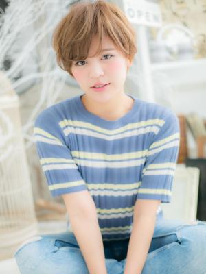 ルーズなハンサムショート
