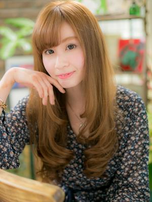 内巻きロング