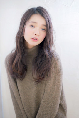 大人可愛いラベンダーアッシュのウェーブ【N-521】 大人可愛いラベンダーアッシュのウェーブ【N-521】のイメージ画像