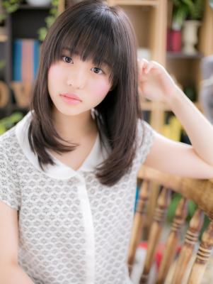 黒髪の☆清純派ストレート
