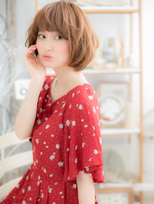 ふんわりトップの*格上げ*ナチュボブ