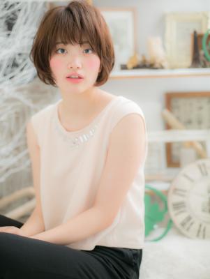 くせ毛風☆フェミニンボブ