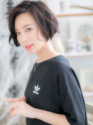 黒髪がso cool ！ラフボブ